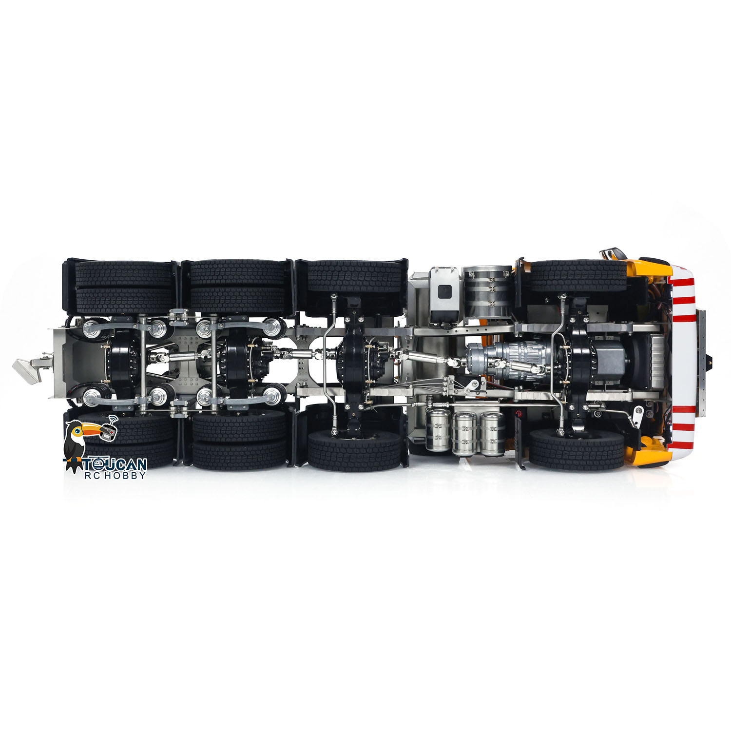 Running Gear Box - Jouet 1/14 8x8 R620 RC tracteur