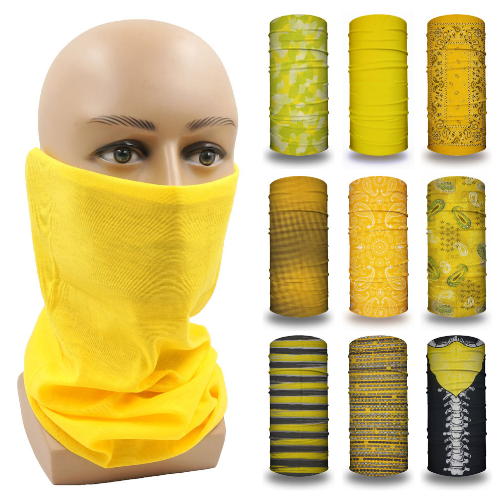 Running Gear Youtube - Bandana d'extérieur à Tube jaune pour