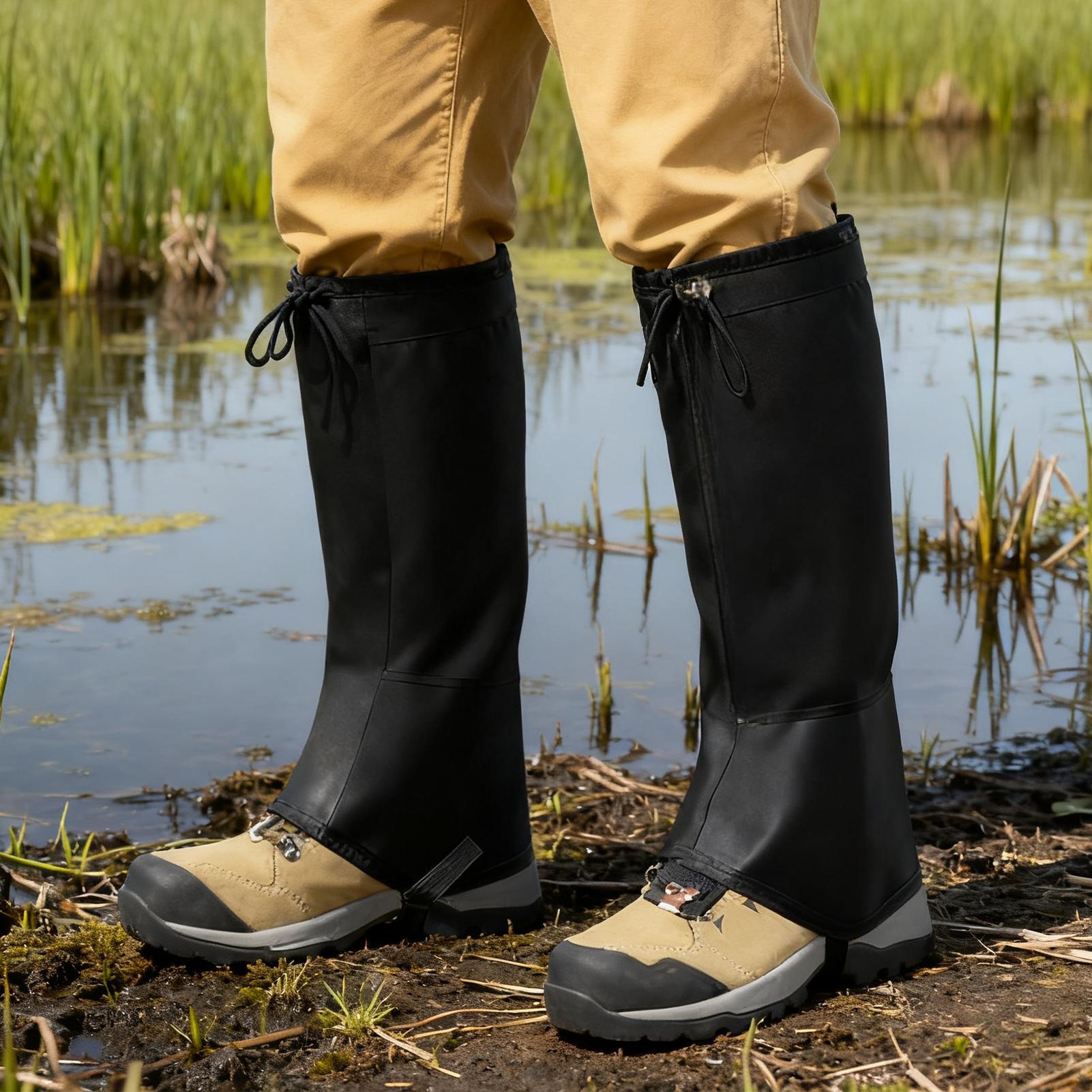 Running Gear Rain - Nouveaux guêtres de jambe imperméables de