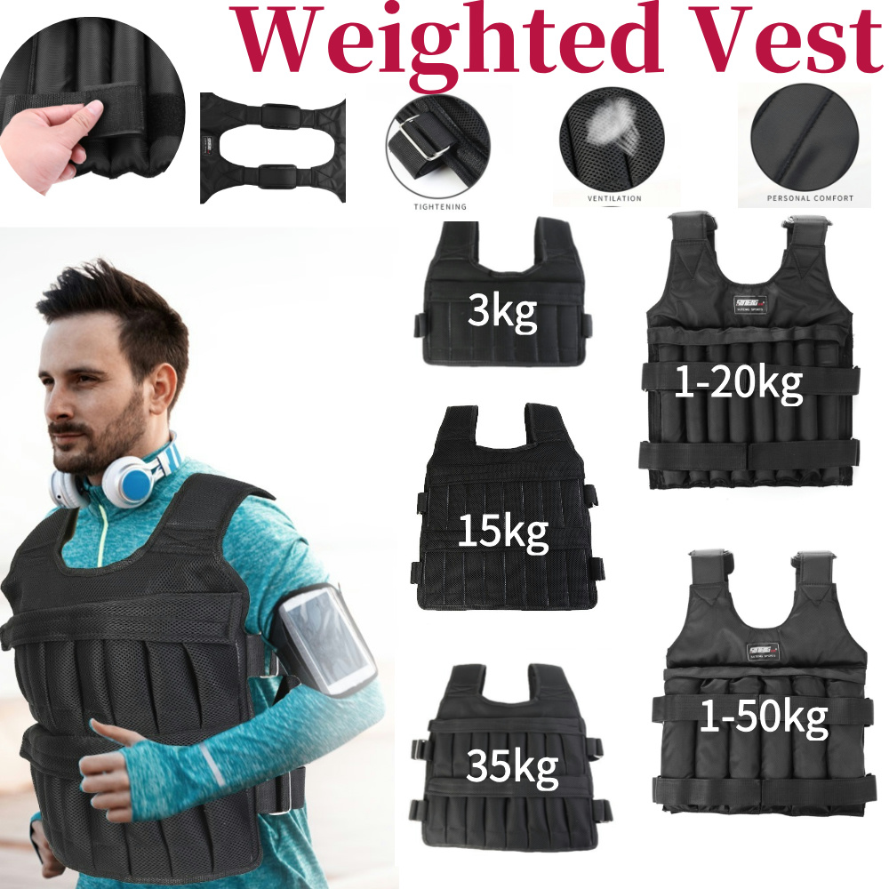 Running Gear Jacket - Gilet de musculation réglable 3/15/35 kg