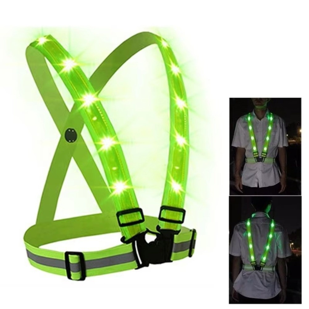 Reflective Running Gear Vest - Nouveau gilet de sécurité LED en