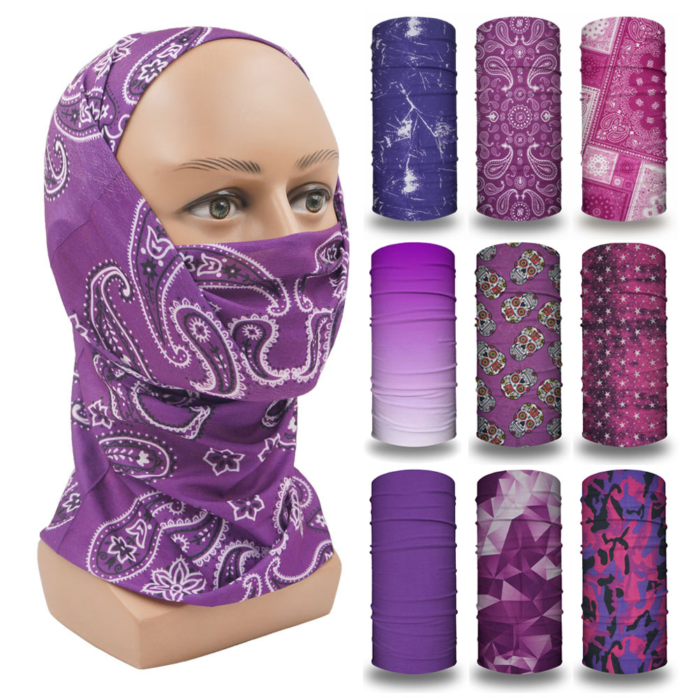 Running Gear Youtube - Cagoule violette pour femmes, bandeau de