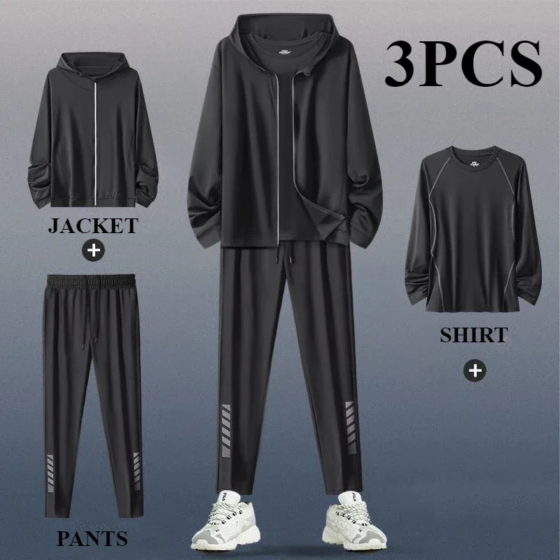 Running Gear Jacket - Ensemble de sport pour homme, vêtements