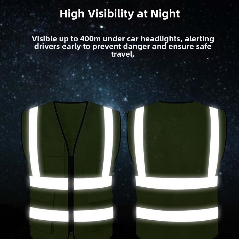 Reflective Running Gear Vest - Gilet réfléchissant haute visibilité, vêtements de
