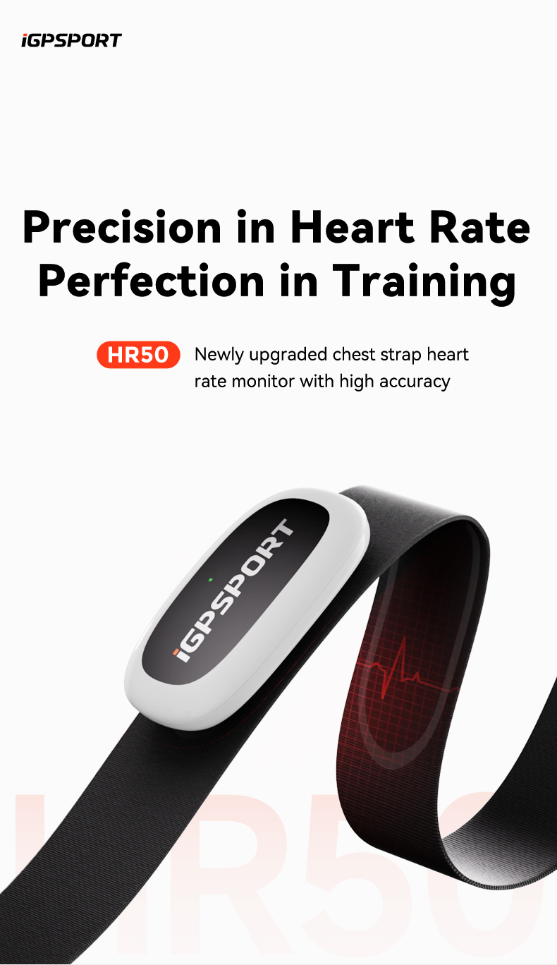 Heart Rate Strap Chest - IGPSPORT HR50 moniteur de fréquence cardiaque