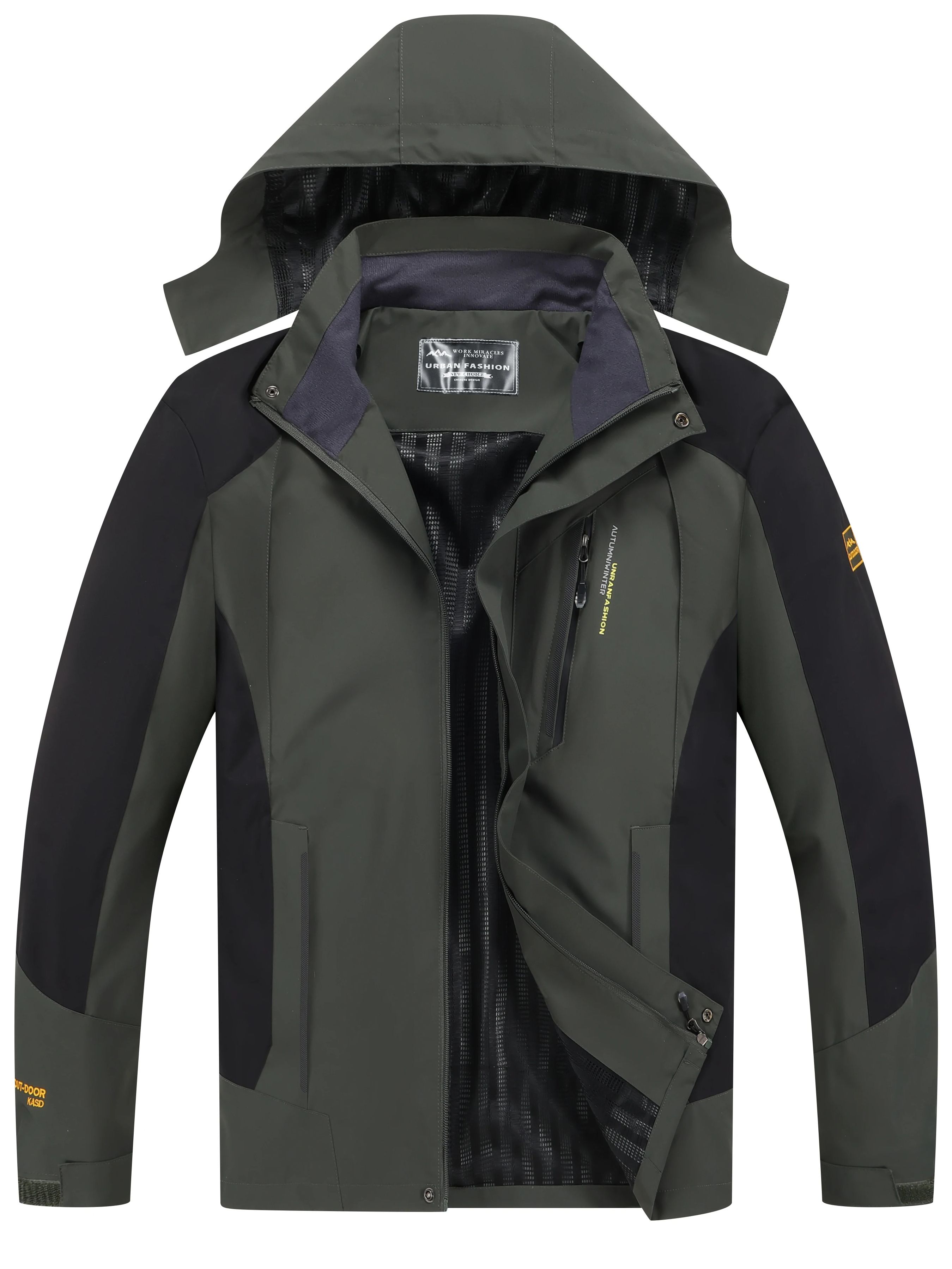 Running Gear Jacket - Veste de randonnée imperméable pour hommes,
