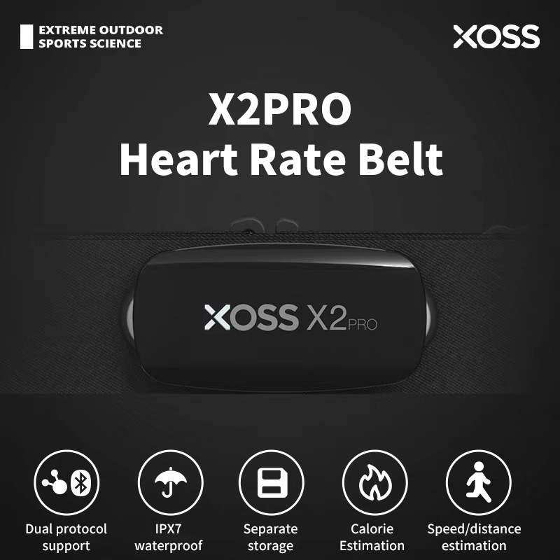 Heart Rate Strap Chest - XOSS X2 Pro sangle pectorale capteur