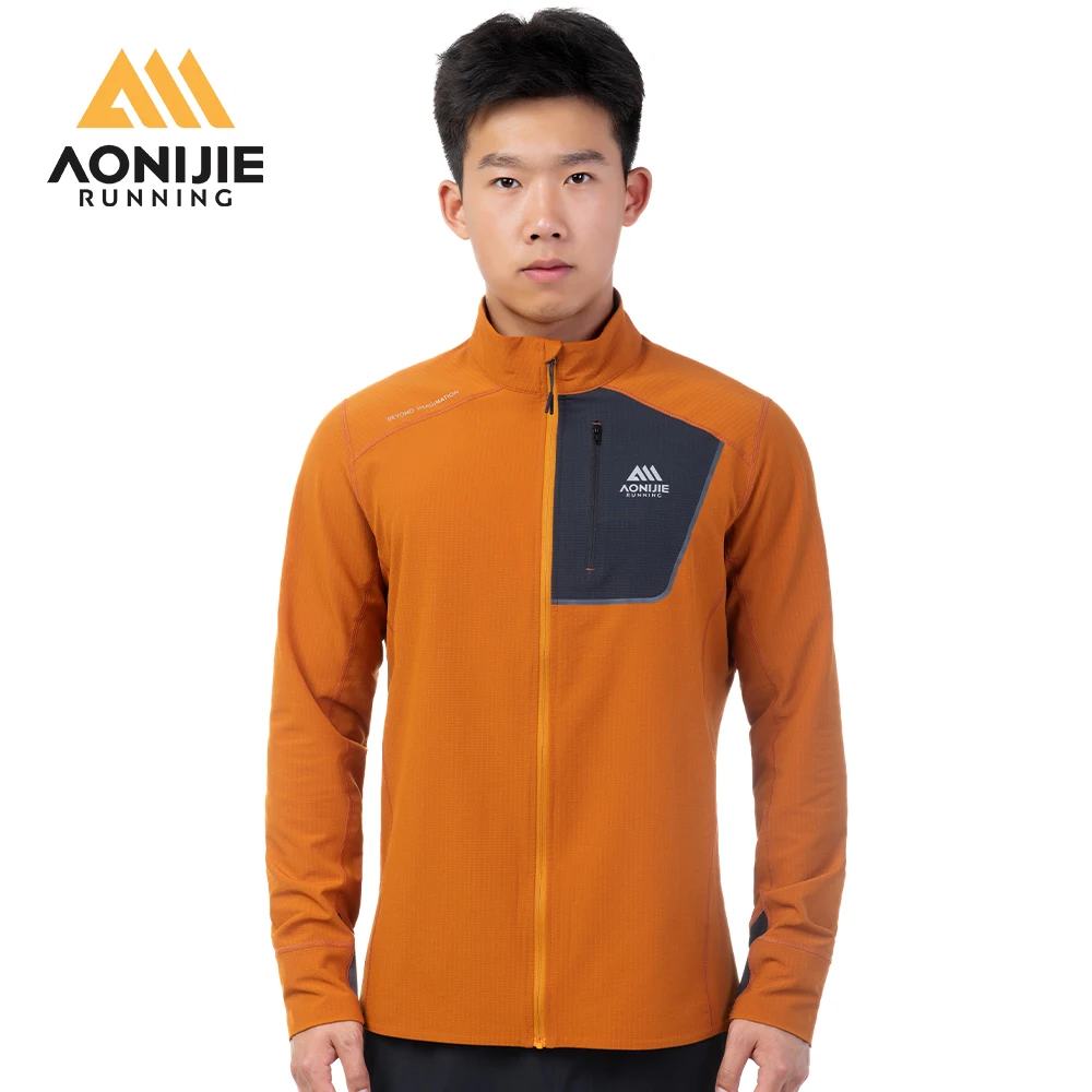 Running Gear Jacket - AONIJIE-Veste de sport coupe-vent à col