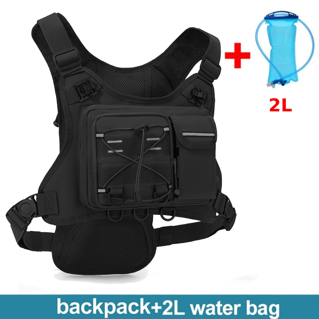 Running Gear Box - Sac de poitrine multifonctionnel, gilet tactique