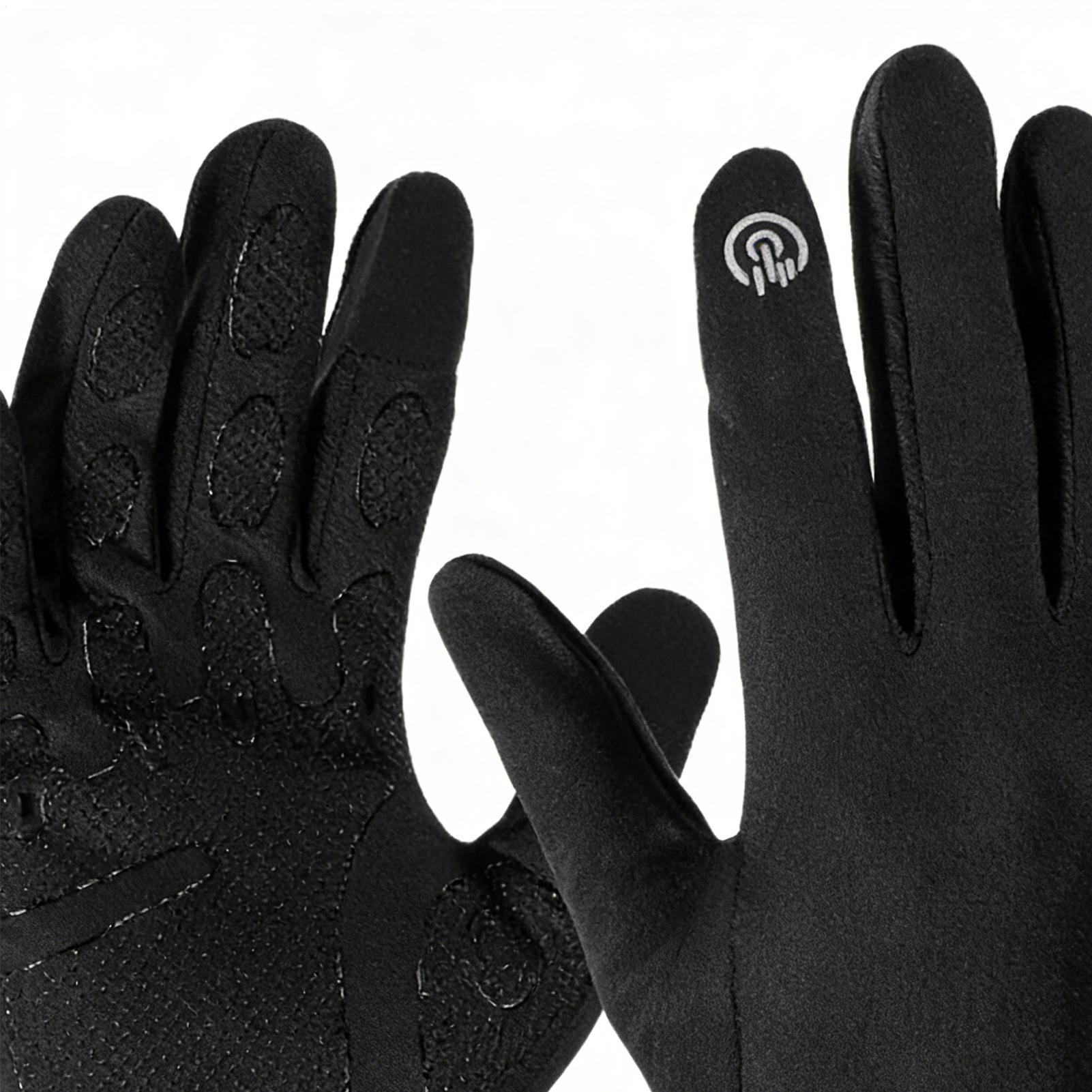 Running Gear In Cold Weather - Gants de cyclisme chauds, doigt complet,