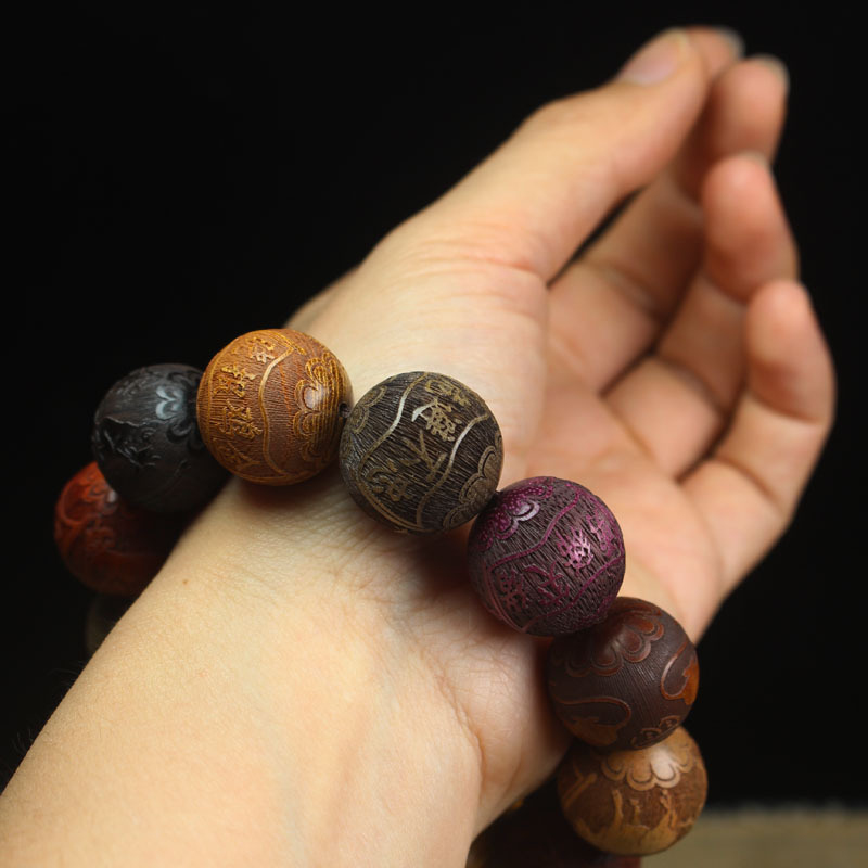 Bracelet bouddhiste en bois de - Running Gear Car avis et prix