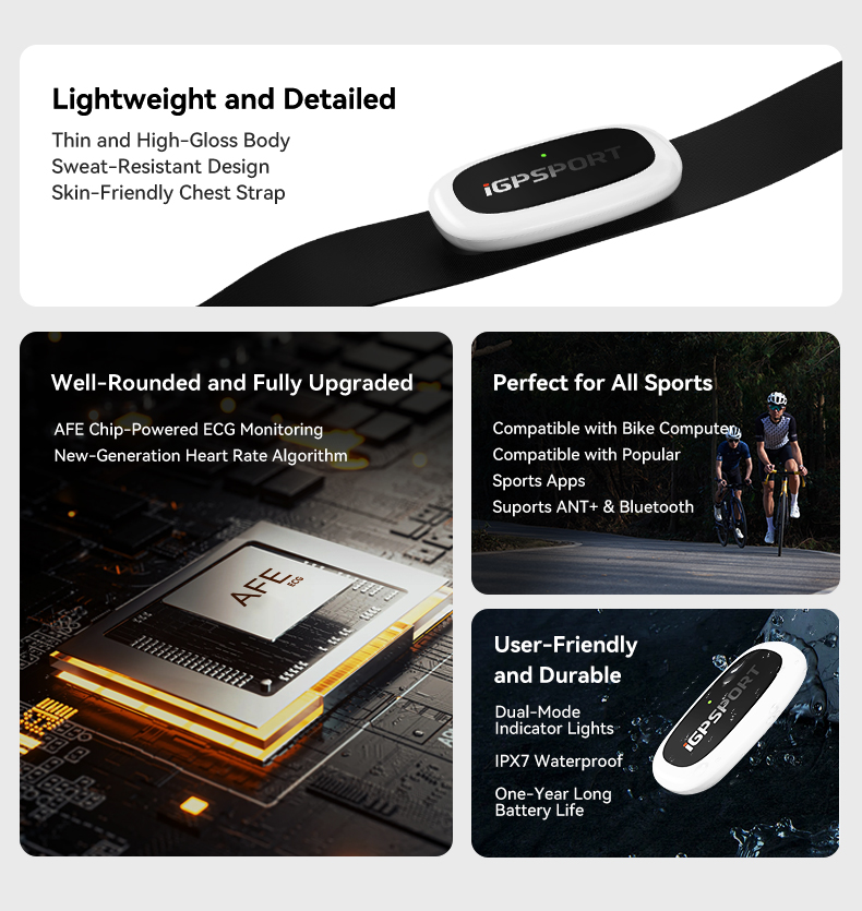 IGPSPORT HR50 moniteur de fréq - Heart Rate Strap Chest avis et prix