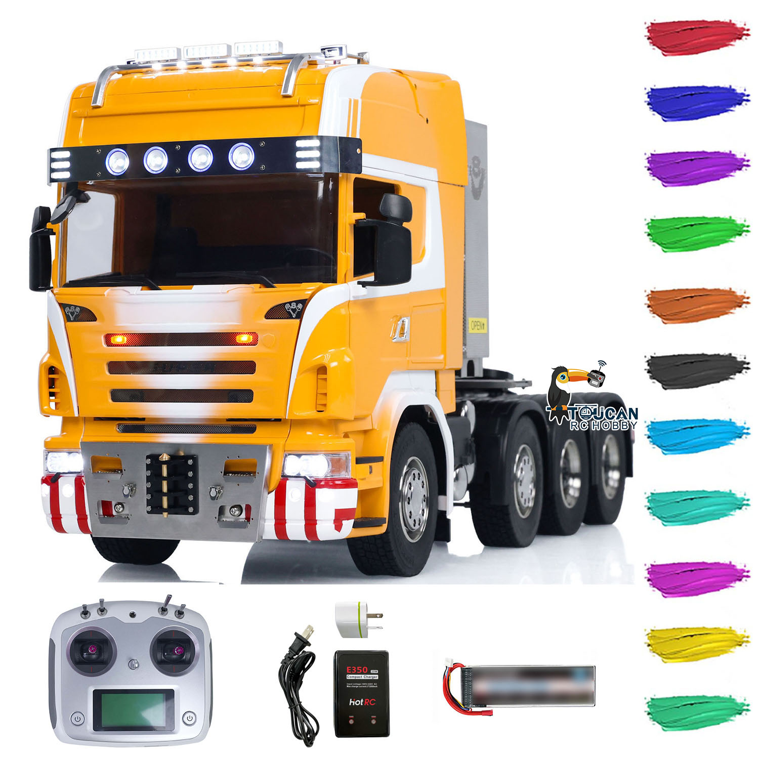 Jouet 1/14 8x8 R620 RC tracteu - Running Gear Box avis et prix