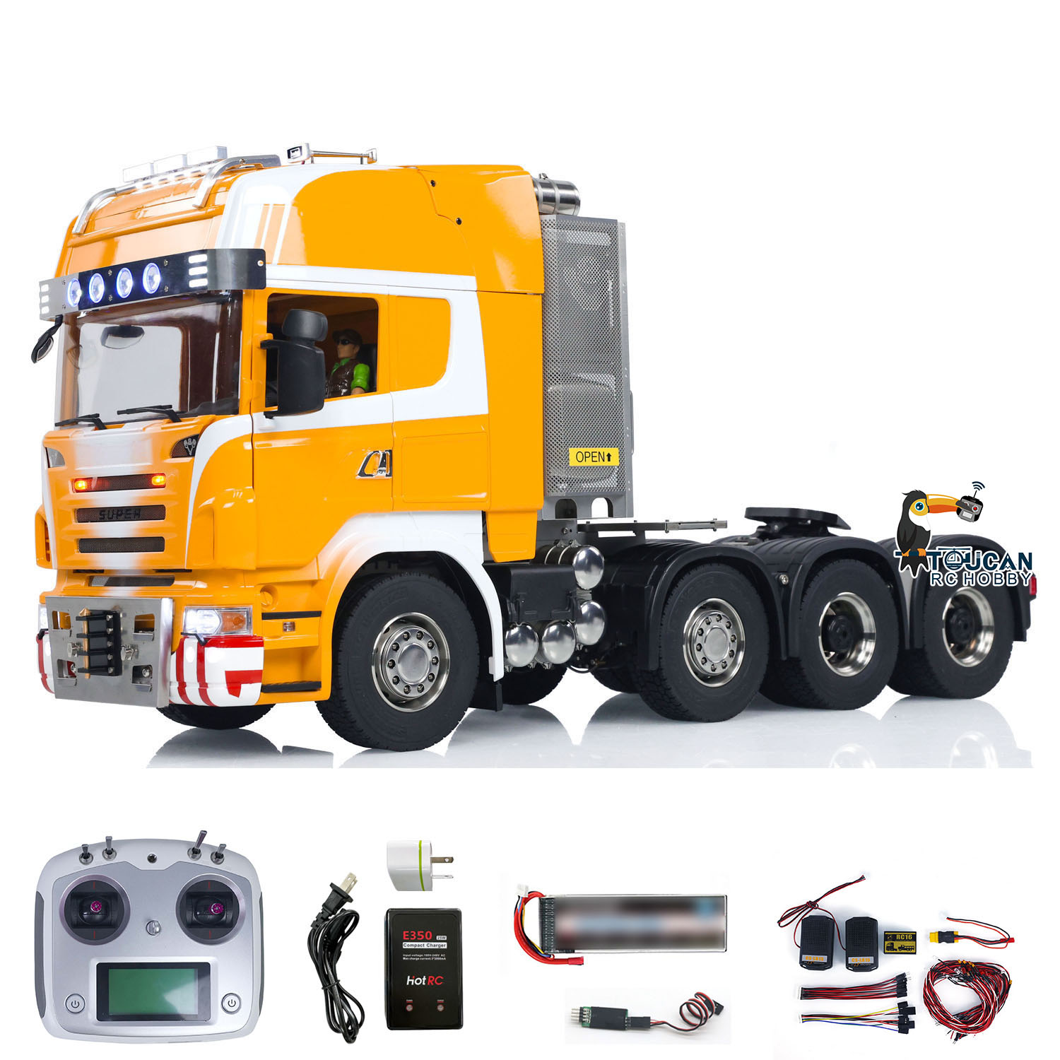 Jouet 1/14 8x8 R620 RC tracteu - Running Gear Box avis et prix