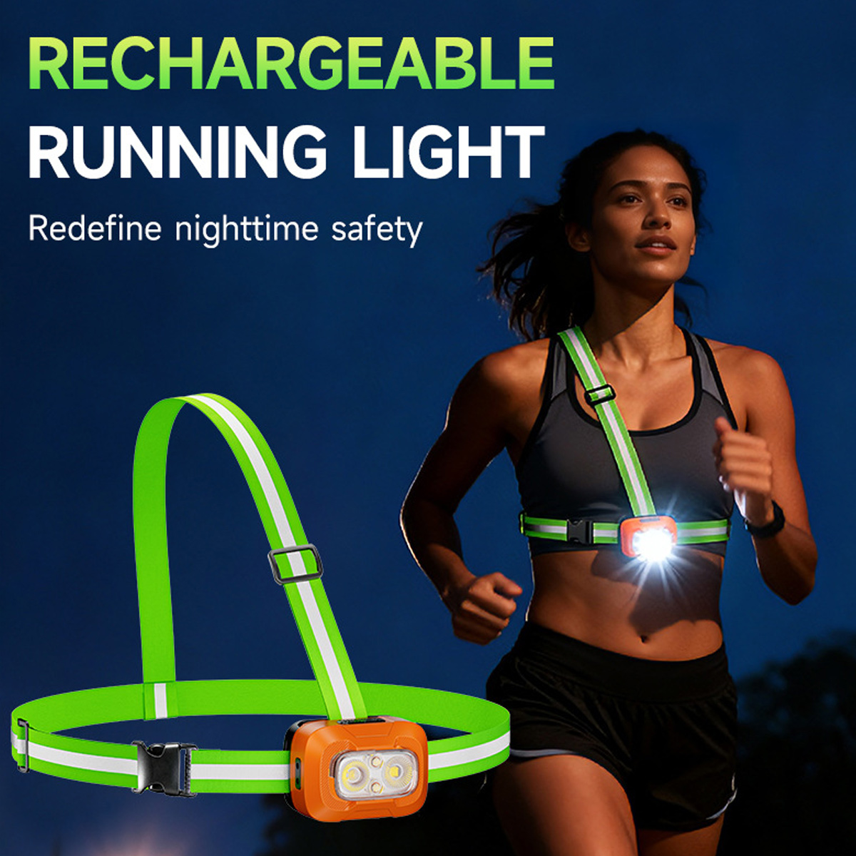 Lampe de poche légère et étanc - Reflective Running Gear Vest avis et prix