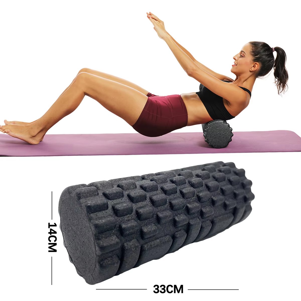 30/33cm Fitness rouleau de mou - Muscle Roller Stick avis et prix