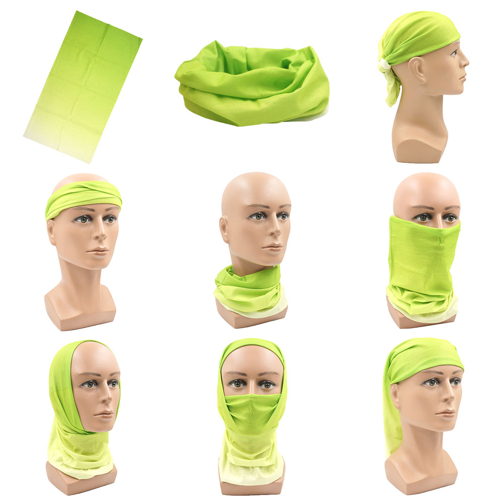 Bandanas visage vert couvertur - Running Gear Youtube avis et prix
