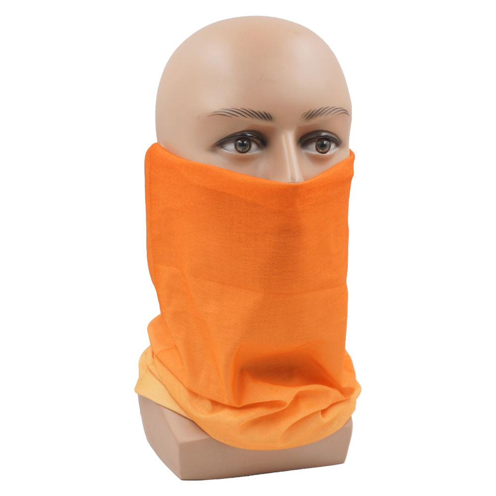 Bandana visage Orange pour fem - Running Gear Youtube avis et prix