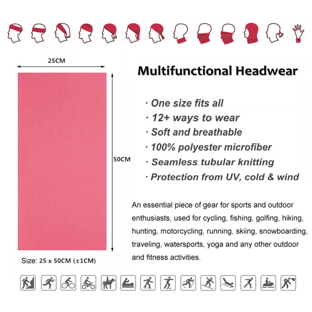 Bandana rose sans couture pour - Running Gear Youtube avis et prix