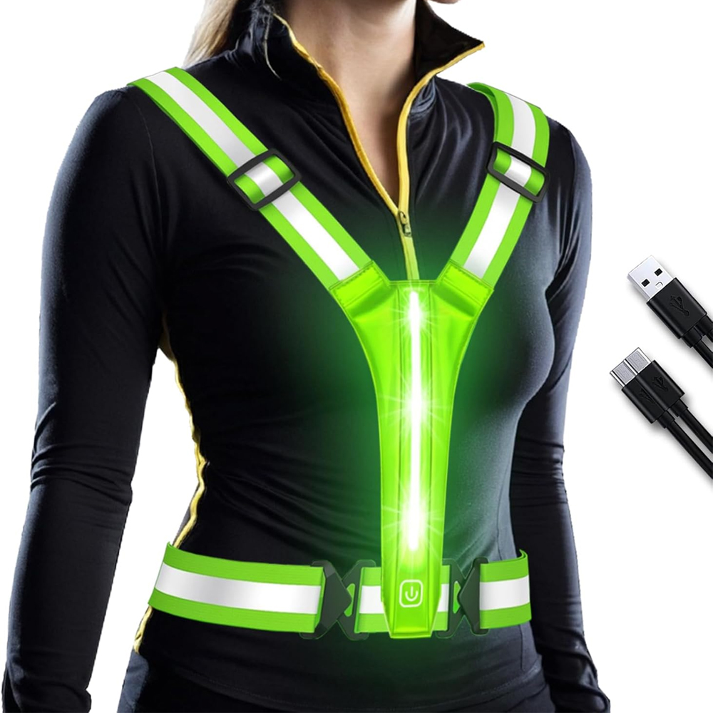 Gilet réfléchissant LED, équip - Reflective Running Gear Vest avis et prix